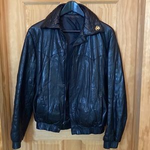 Vintage Great Things Inc. Leather Flight Jacket